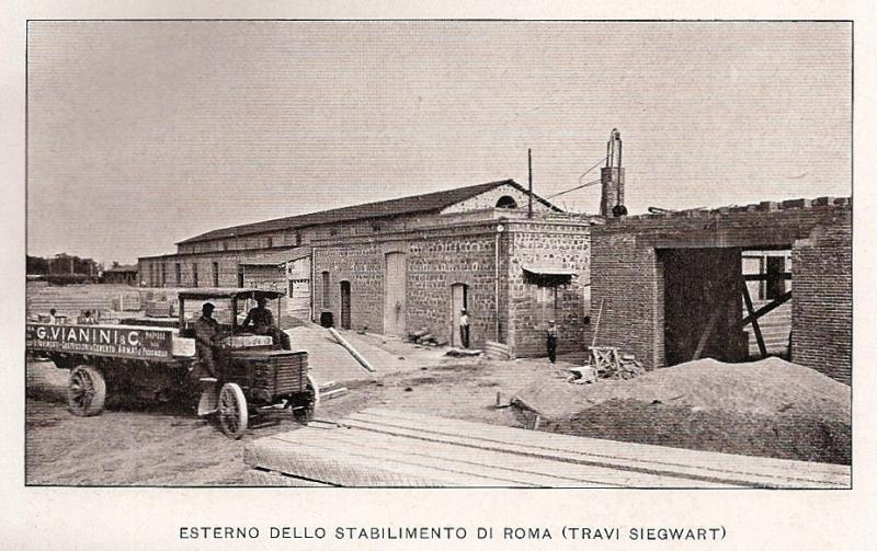 1908 stabilimento Roma Travi